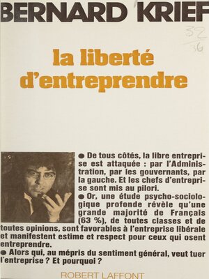 cover image of La liberté d'entreprendre